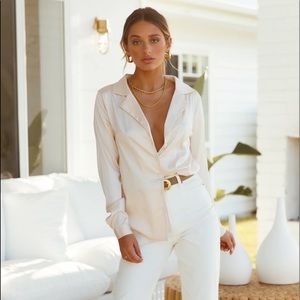 NEW! LIONESS CHEYENNE SHIRT IVORY